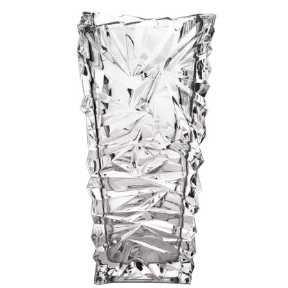 Diamond Glass Flower Vase | Elegant Home Decor Jar | Ideal for Indoor Plants, Bedroom, Office, Café