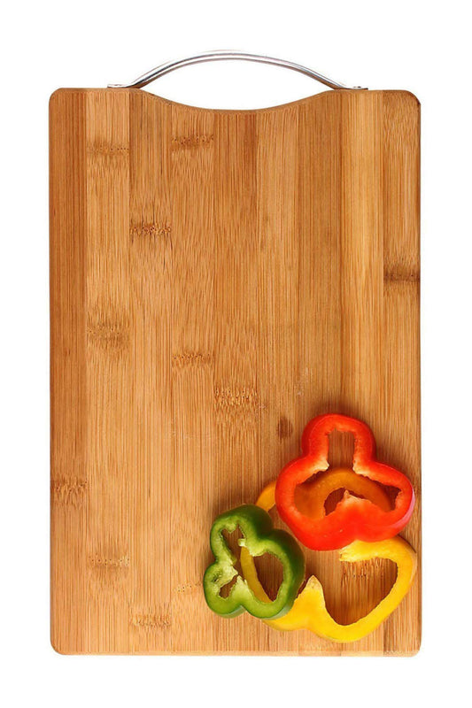 Wood Cutting Boards for Kitchen - 22 x 32 cm Bamboo Wooden Cutting Board