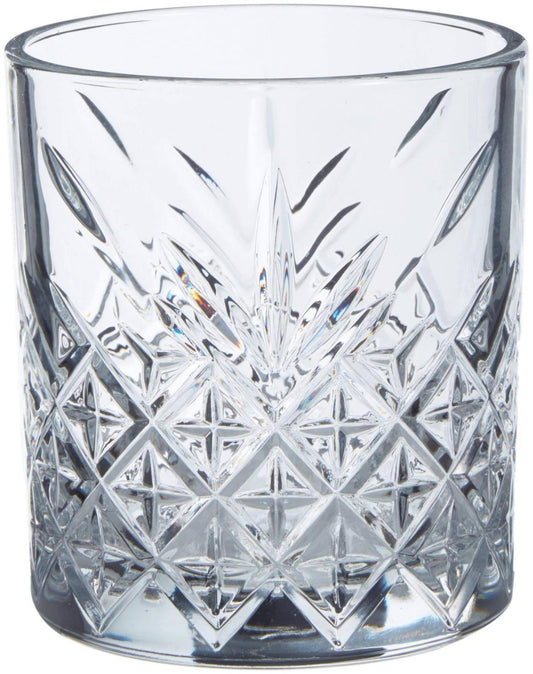 Premium Whiskey Glass Set of 6 - 300ML | Old Fashioned Cocktail Tumblers | Bar Glasses for Alcoholic Drinks