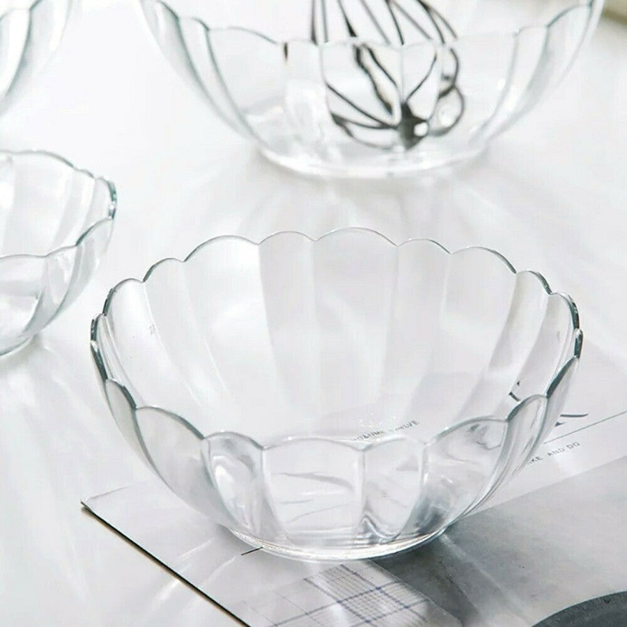 Glass Mixing and Serving Bowl Set - Oven and Microwave Safe Bowls