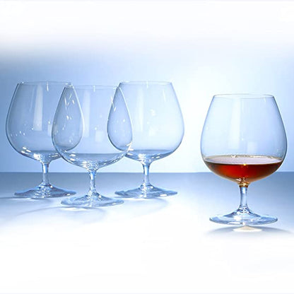 Italian Premium Wine Glass - Versatile Clear Glass for White or Red Wine (680ml, Set of 6)