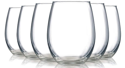 Classic Crystal Whisky Tumbler Set of 6 - 400ML |Timeless Elegance