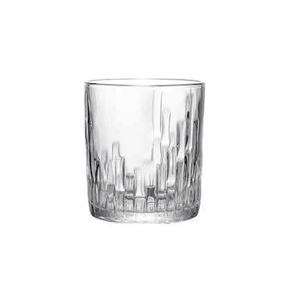 GK Whisky Glass T - Cut Set of 6 - Italian Premium Whiskey Glass - Clear Crystal Whiskey Glass 340