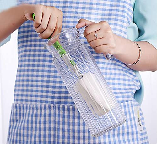 Glass Water Jug Pitcher with Lid - Perfect for Iced Tea and Juice Beverages Transparent Glass