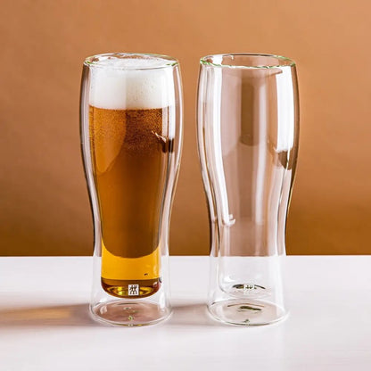 Big Tall Beer Glass - Pilsner Style for Beer, Soda, Fresh Juice (1 Piece)