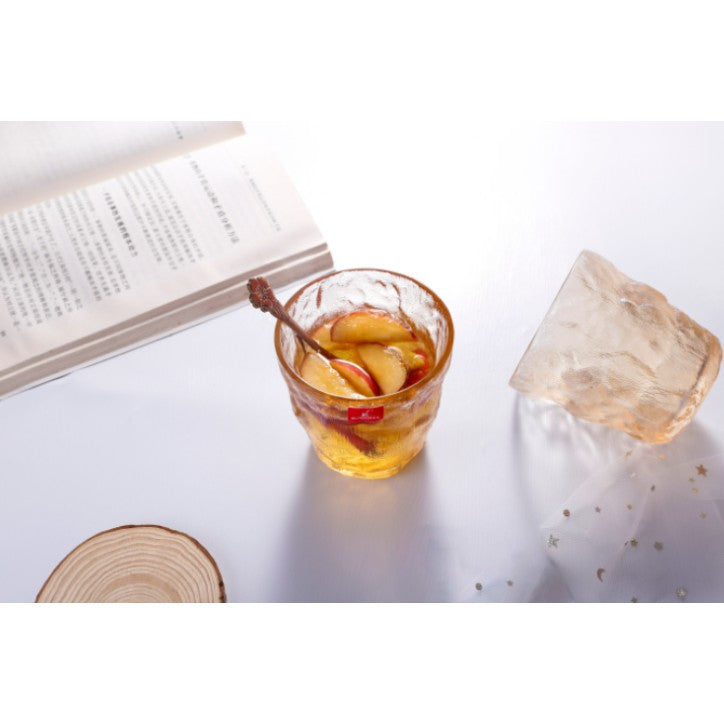 Texture Whiskey Glass HQ Set of 6 - 298ML  | Bar Bourbon Whisky Old Fashioned Pattern Water Cup Frosted Clear Beer