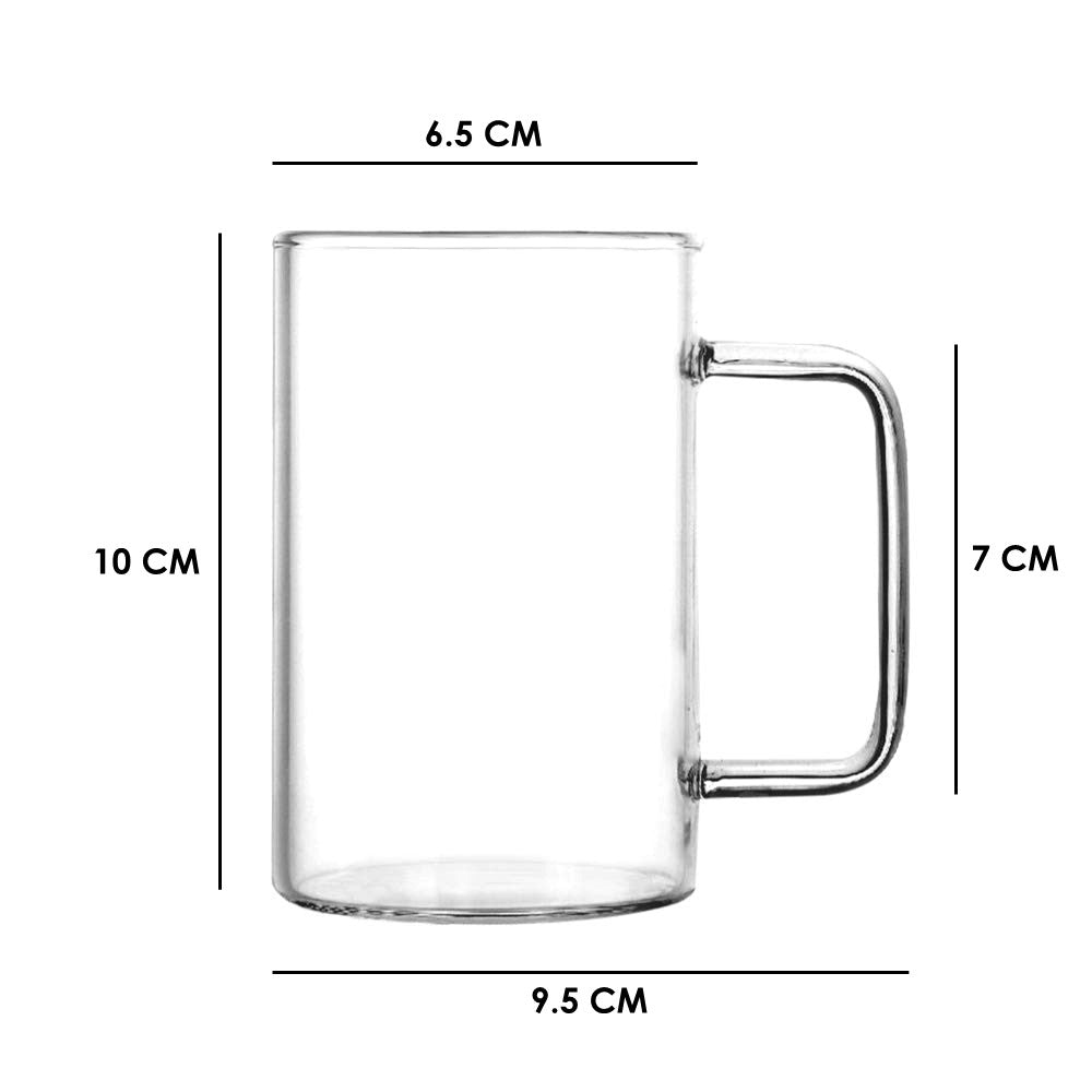 Borosilicate Tea Coffee 270 ml Cup - Crystal Espresso Mug