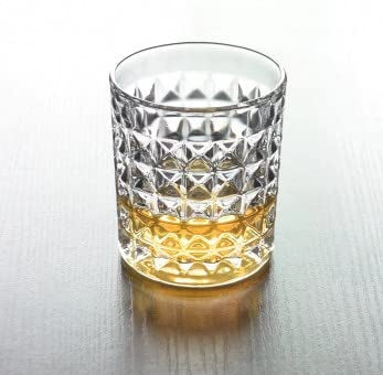 Italian Premium Nest Design Whiskey Glasses - Set of 6 - 325ML  | Barware for Alcoholic Drinks