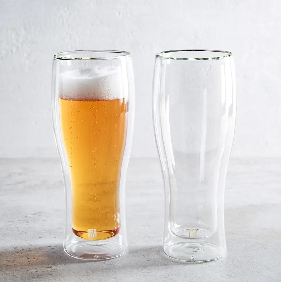 Big Tall Beer Glass - Pilsner Style for Beer, Soda, Fresh Juice (1 Piece)