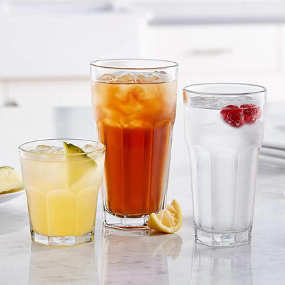 Tumbler Drinking Glasses Set of 6 - 360 ml  - Highball Glasses