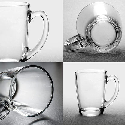 Glass Mug 230ML 6PCS - Versatile Glassware