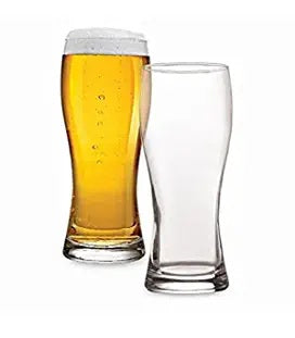 Pilsner Beer Juice Glass 460ML - Clear, Halloween Face Shape Design, Stylish Big Beer Mug Glass (Large Size, Perfect for Gift)