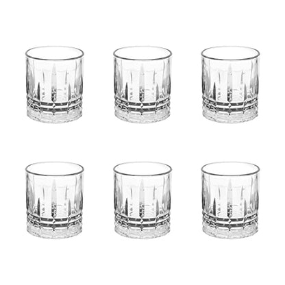 Unbreakable Stemless Wine & Whiskey Glasses - Set of 6 - 310 ML | Shatterproof Glassware