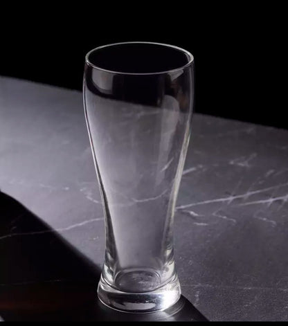 Pilsner Beer Juice Glass 460ML - Clear, Halloween Face Shape Design, Stylish Big Beer Mug Glass (Large Size, Perfect for Gift)